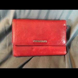 3/$20🌼Red trifold fossil wallet